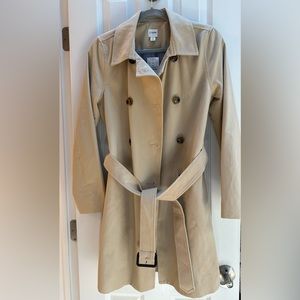 J. Crew Factory Tan Trench Coat